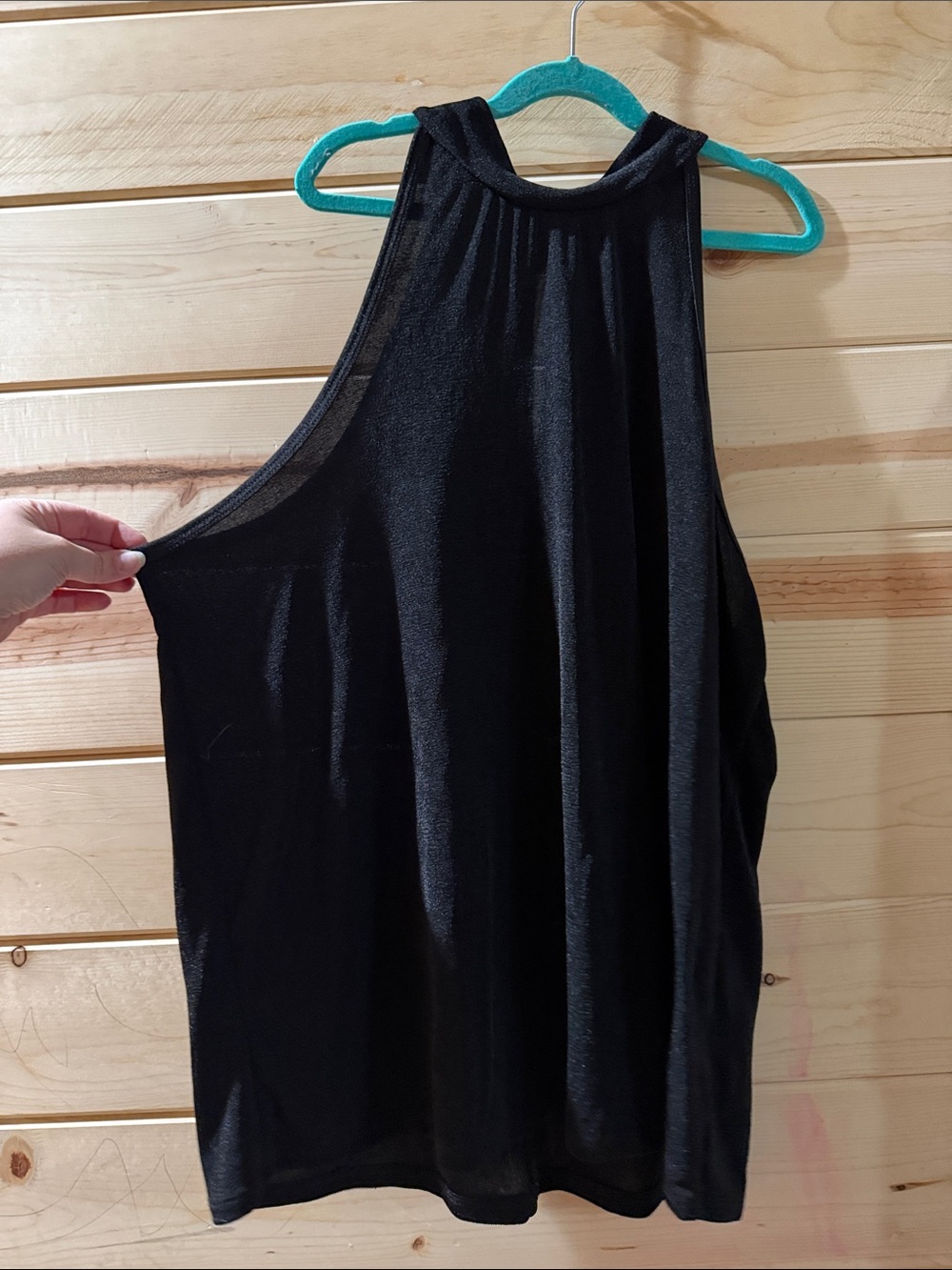 Maurices Black High-Neck Sleeveless Tank